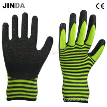 Colorful Nylon Shell Latex Coated Working Gloves (LS217)